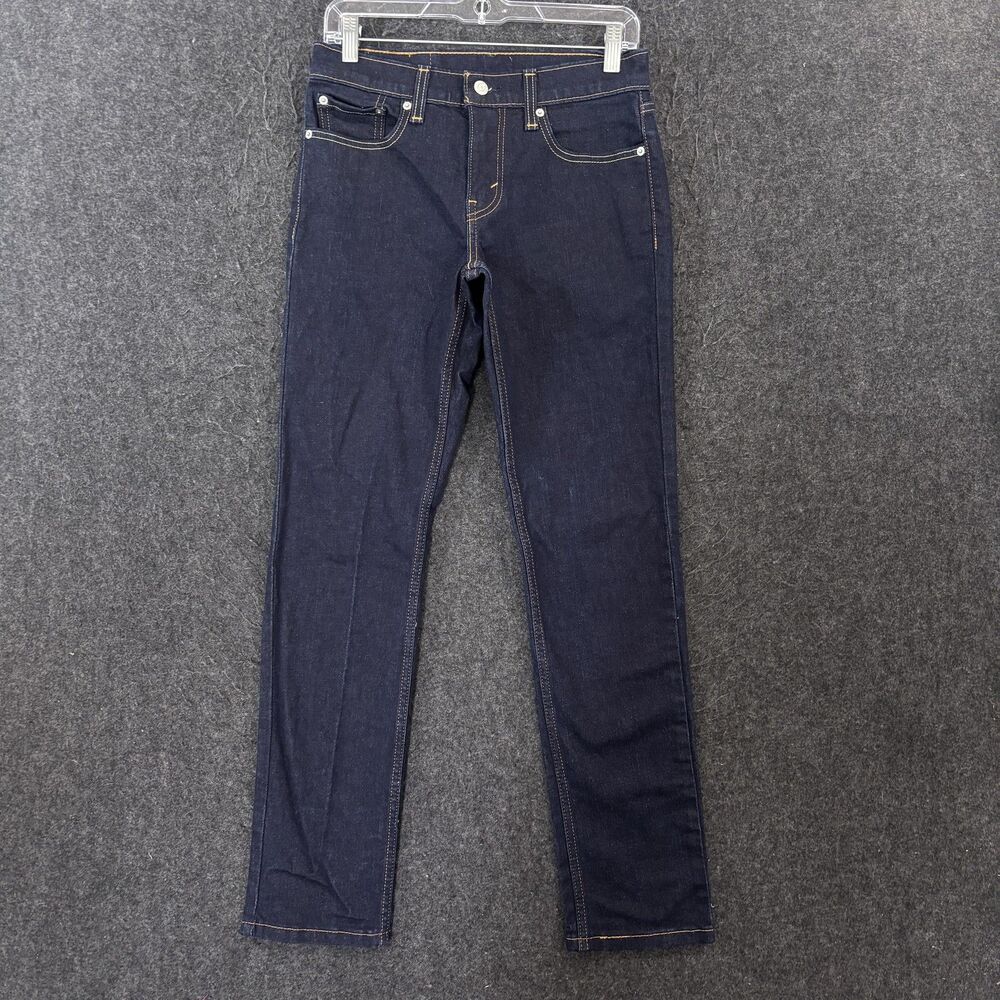 Levis 511 Jeans Men's 28x31 Dark Hollow Blue Slim Straight Stretch Denim Pants